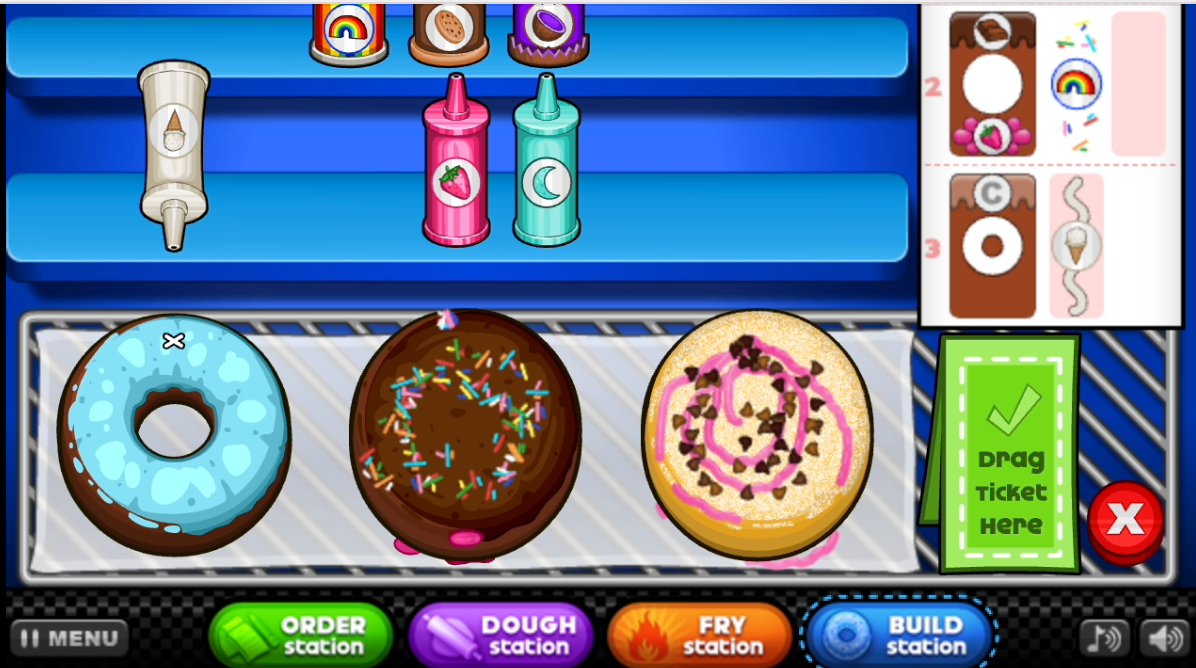 Papas Donuteria Play It Online At Coolmath Games